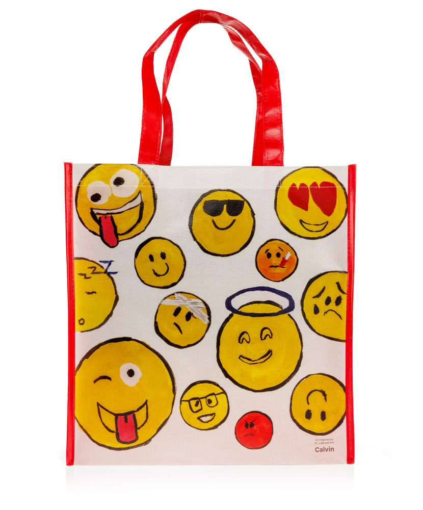 Primary image St. Jude Emoji Party Reusable Tote
